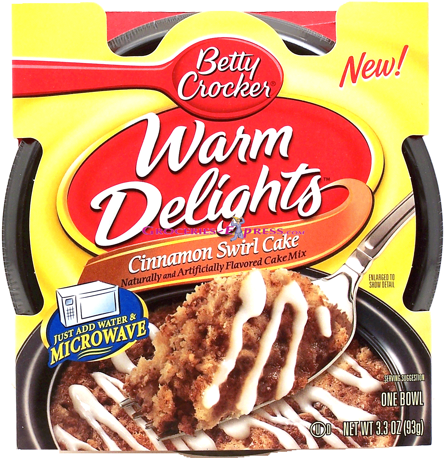 Betty Crocker Warm Delights cinnamon swirl cake mix, just add water Full-Size Picture